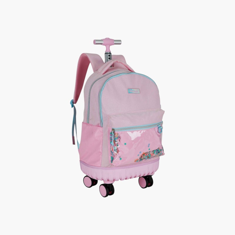 PAUSE Pink Confetti Accent Backpack for Girls - Image 4